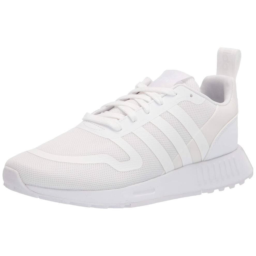 adidas Originals Men's Smooth Runner Sneaker  White/White/White  8