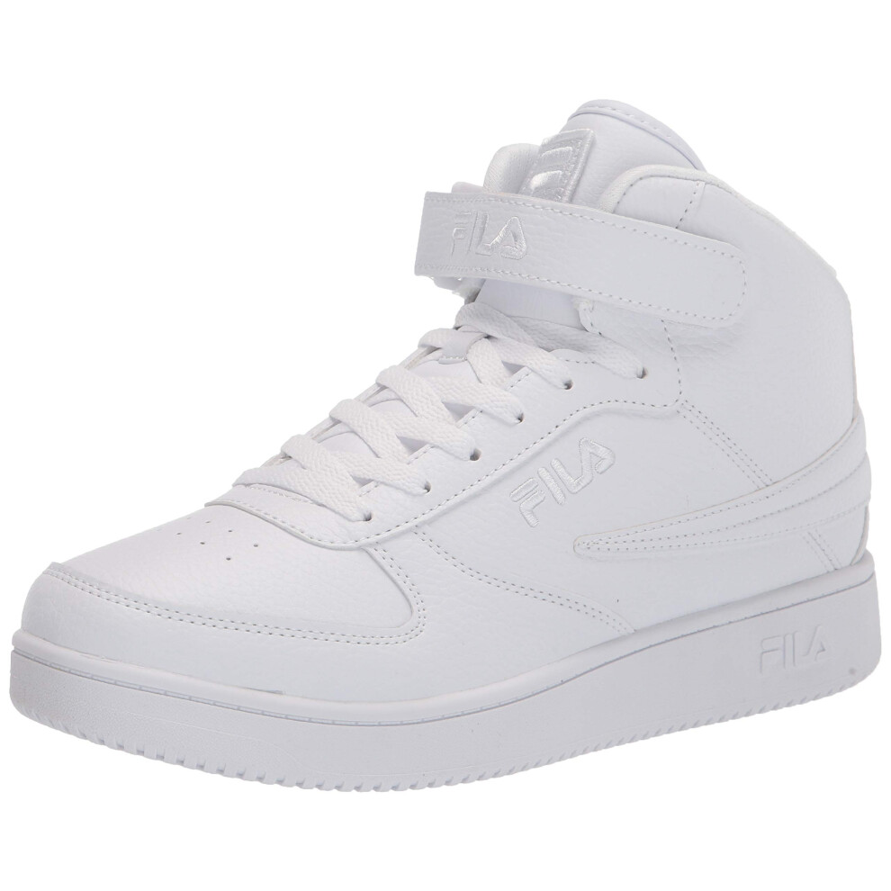 Fila Men's A-High Sneaker  White/White/White  9