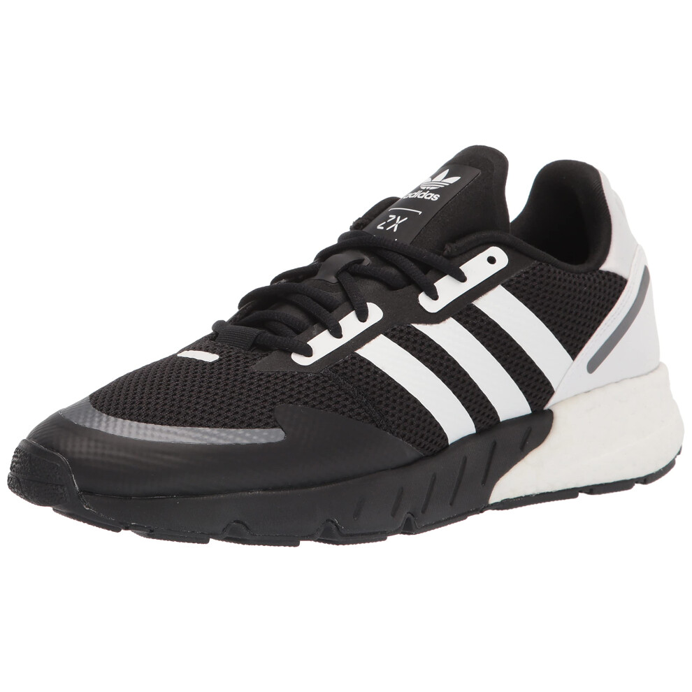 adidas Originals Men's ZX 1K Boost  Black/White/Black Silver Metallic