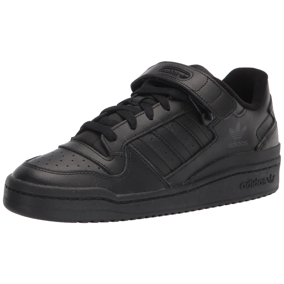 adidas Men's Forum Low Sneaker  Black/Black/Black  12