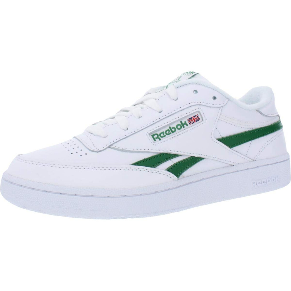 Reebok Men's Club C Sneaker  White/Glen Green  10