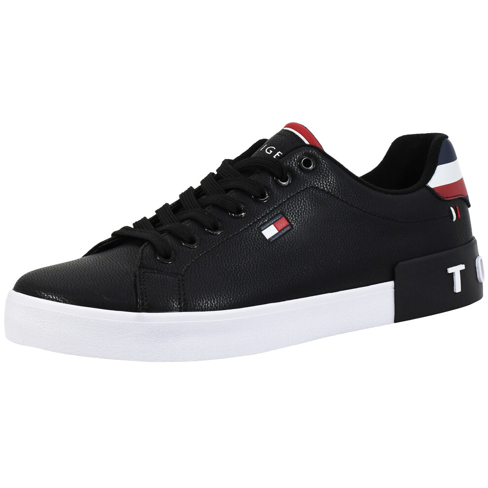 Tommy Hilfiger Men's Rezz Sneaker  Black  10 M US