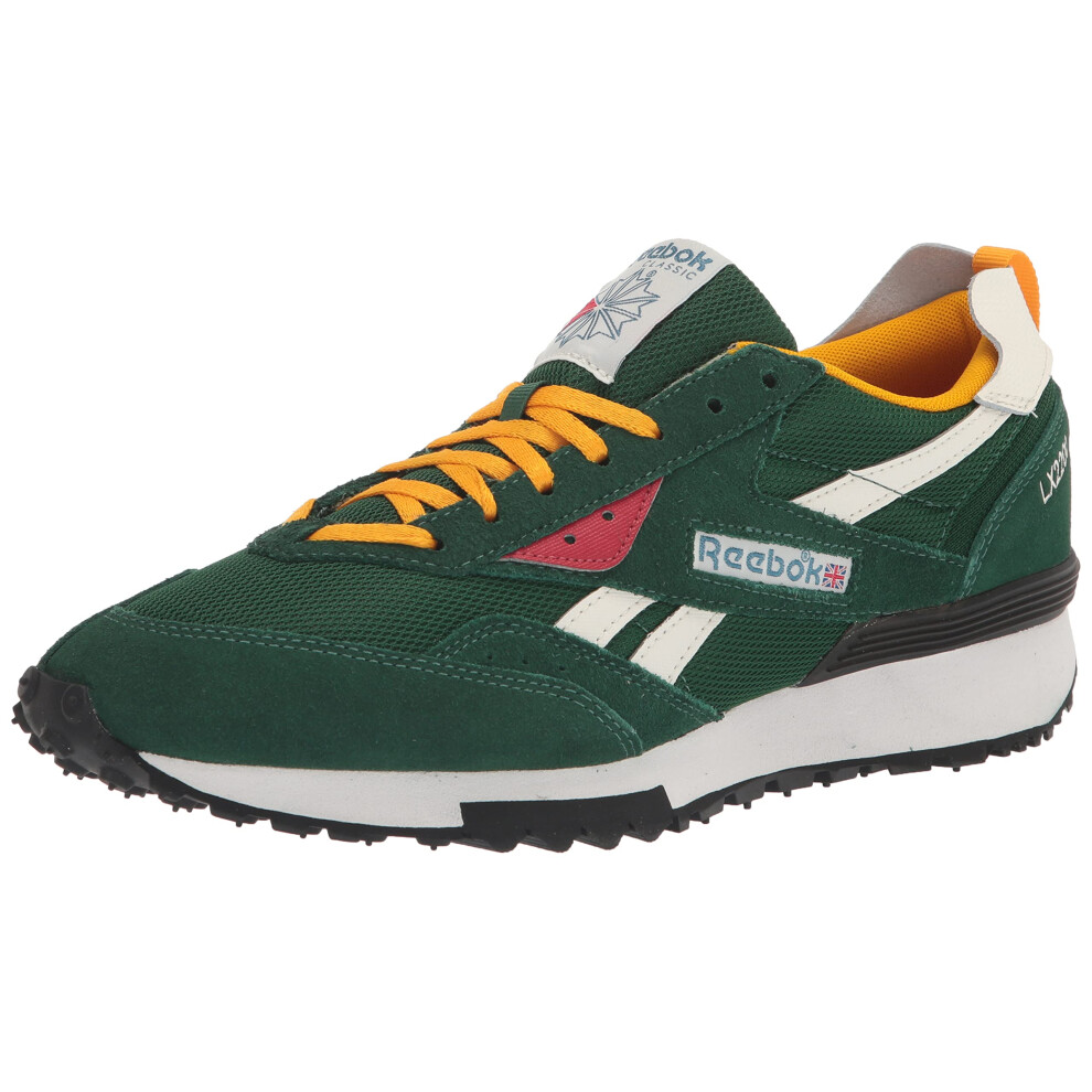 Reebok Unisex LX2200 Sneaker  Dark Green/Chalk/Chalk  12 US Men