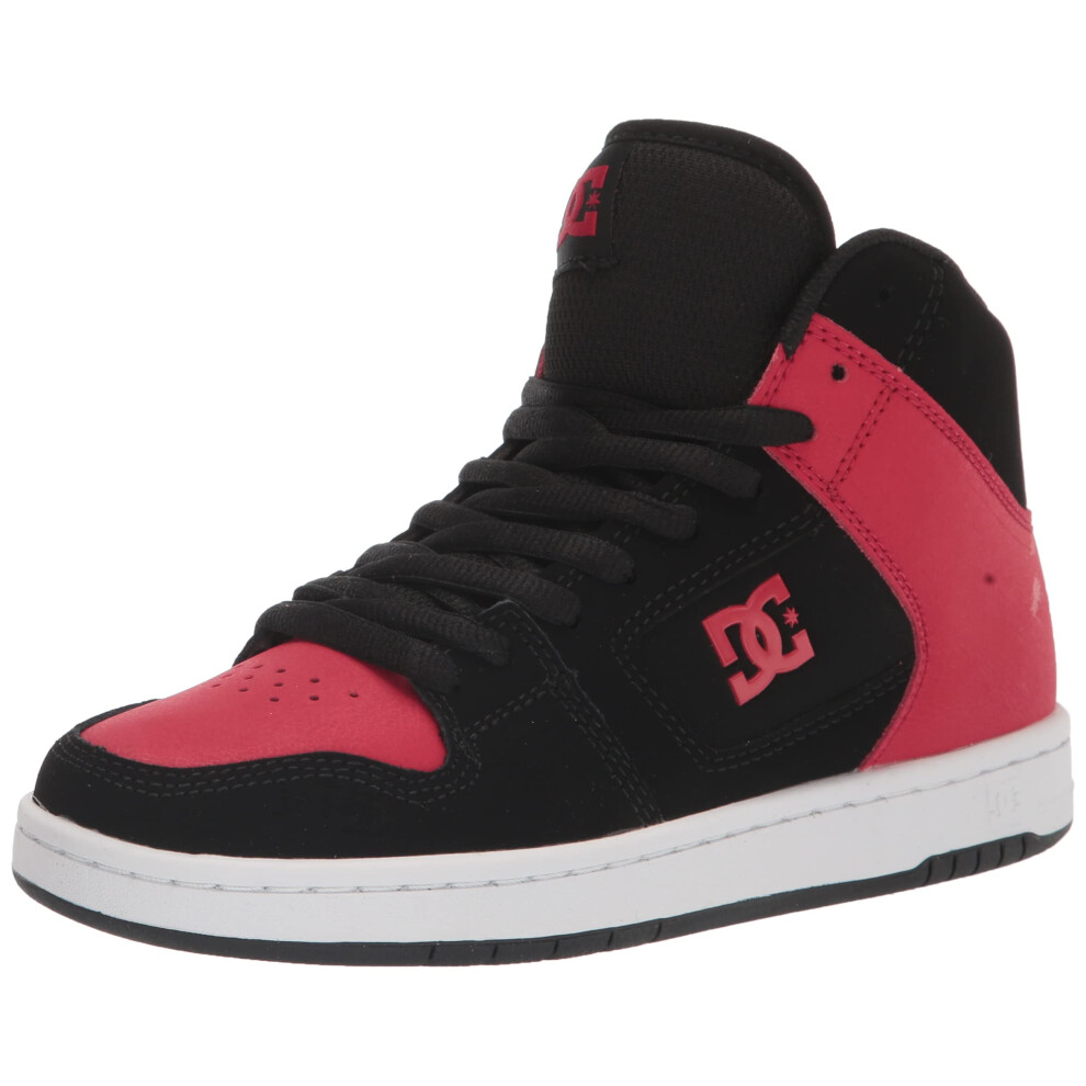 DC Men's Manteca 4 Hi High Top Casual Skate Shoe Sneaker  Black/RED  1