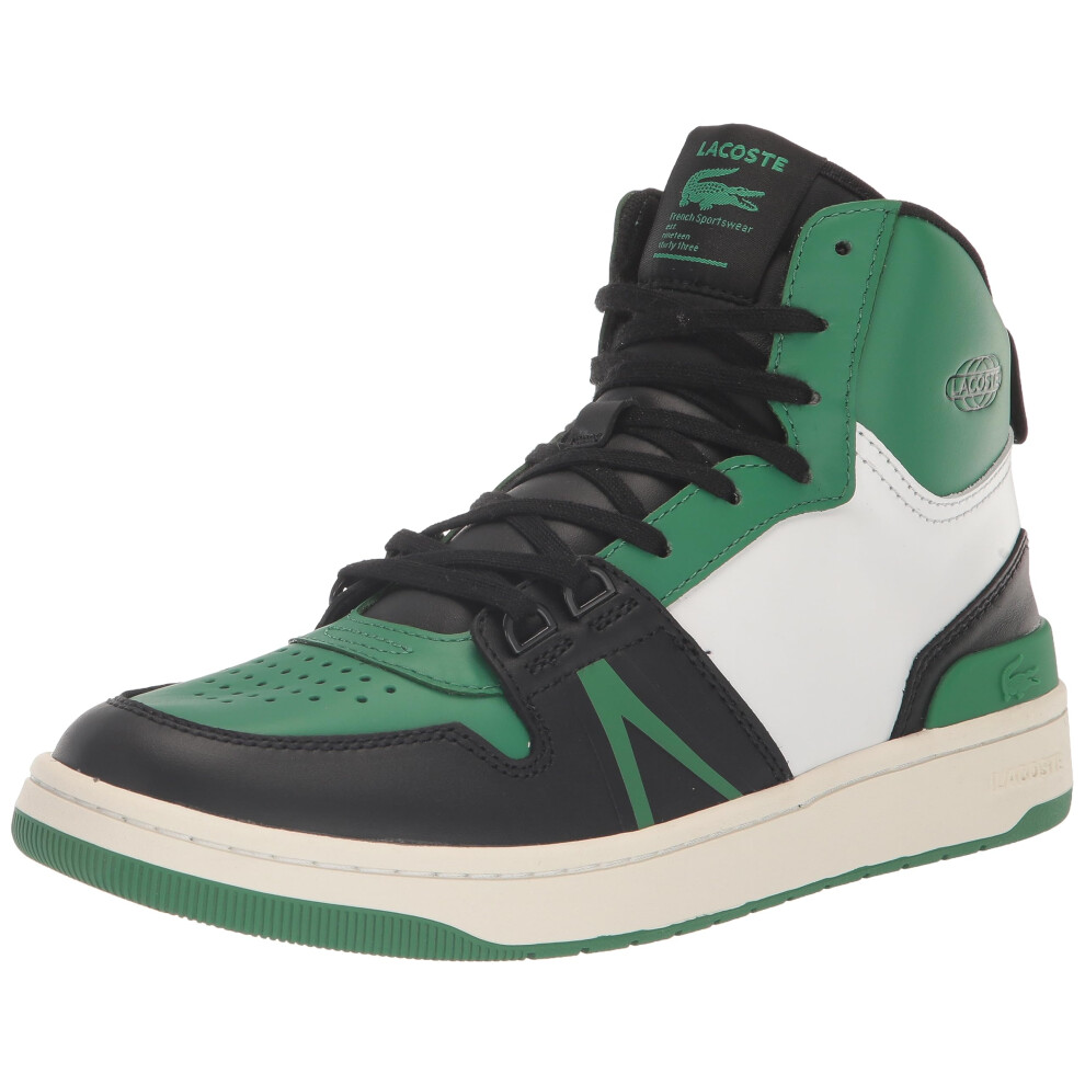 Lacoste Men's L001 MID 223 2 SMA Sneaker  Dk Grn/Blk  9