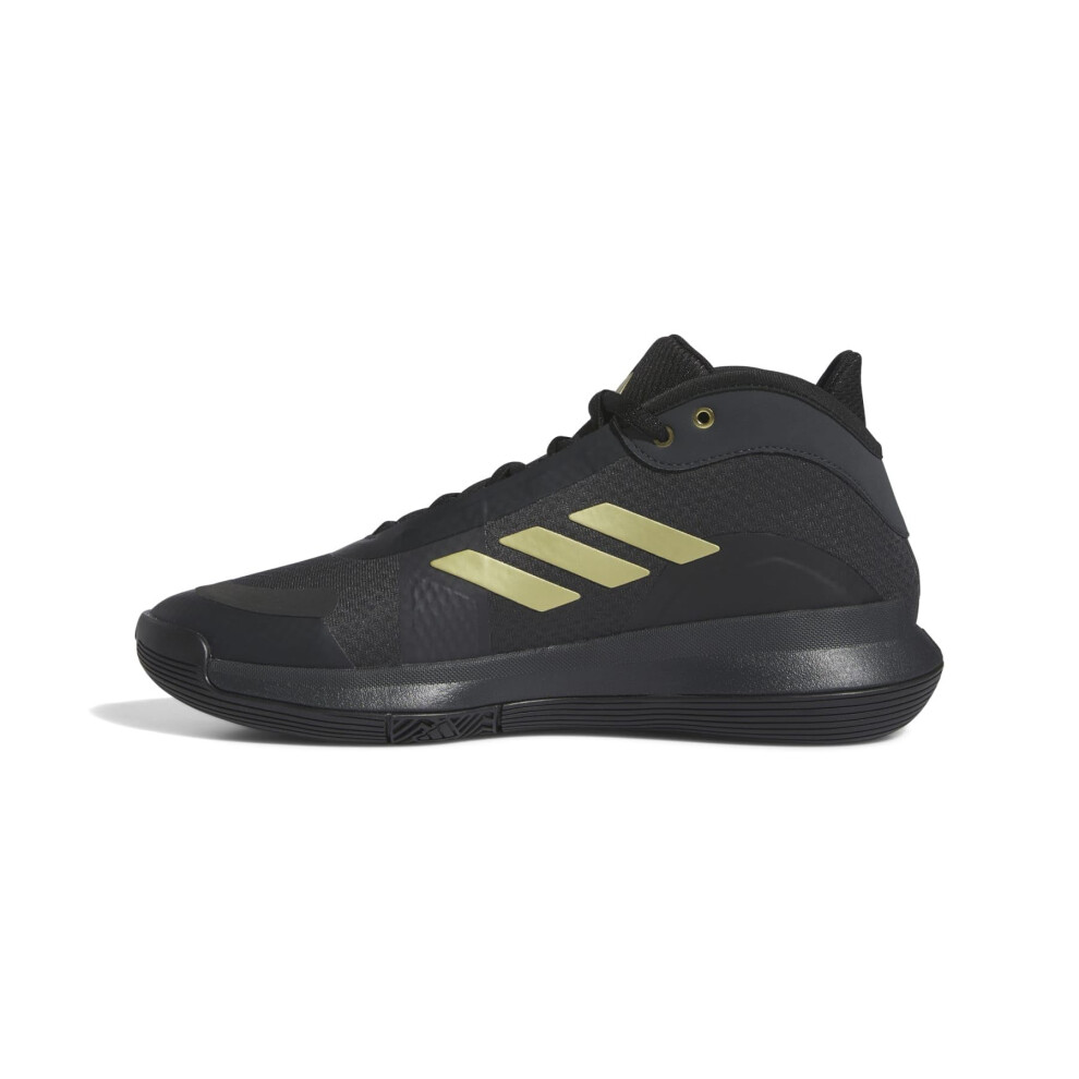 adidas Unisex Bounce Legends Sneaker  Carbon/Gold Metallic/Core Black