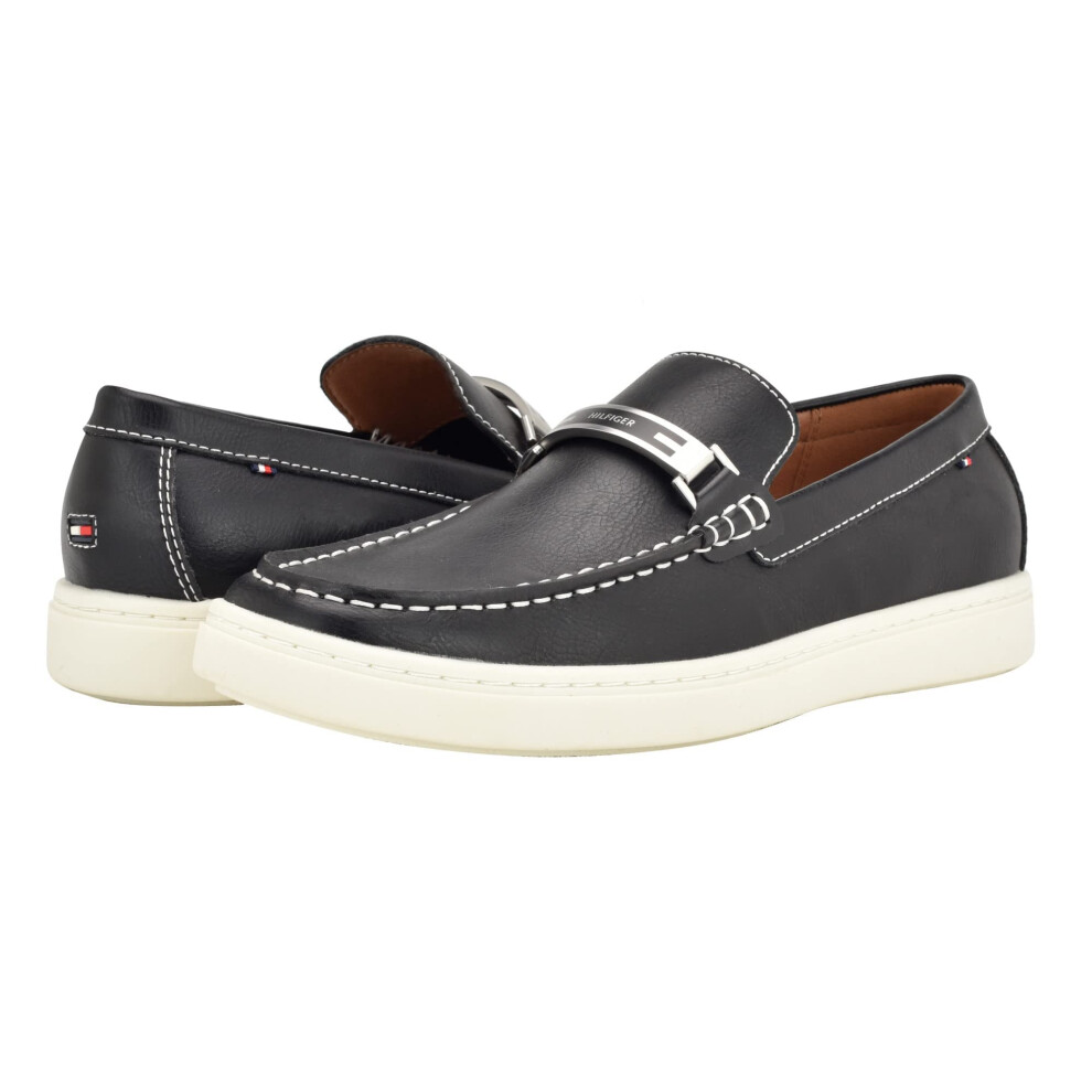 Tommy Hilfiger Men's Role Loafer  Black 001  8.5