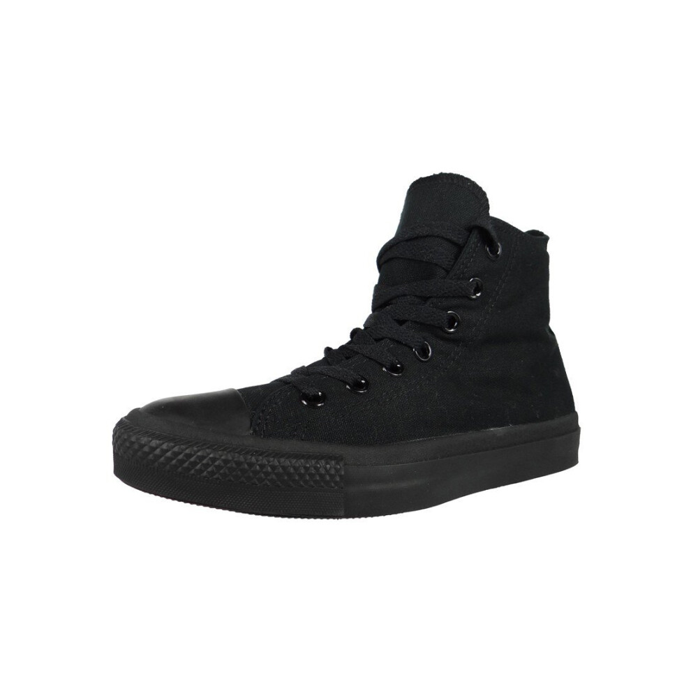 Converse Chuck Taylor All Star Canvas High Top Sneaker  Black Monochro