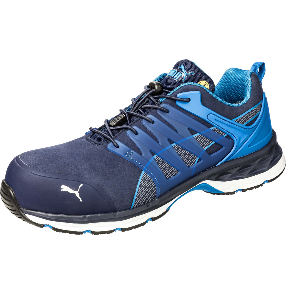 PUMA Men's Velocity 2.0 Blue Industrial Shoe  8.5