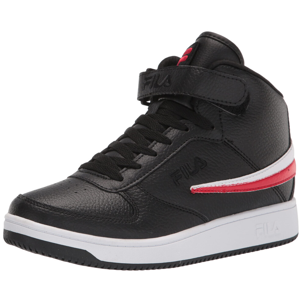 Fila Men's A-High Sneaker  Black/Red/White  10.5