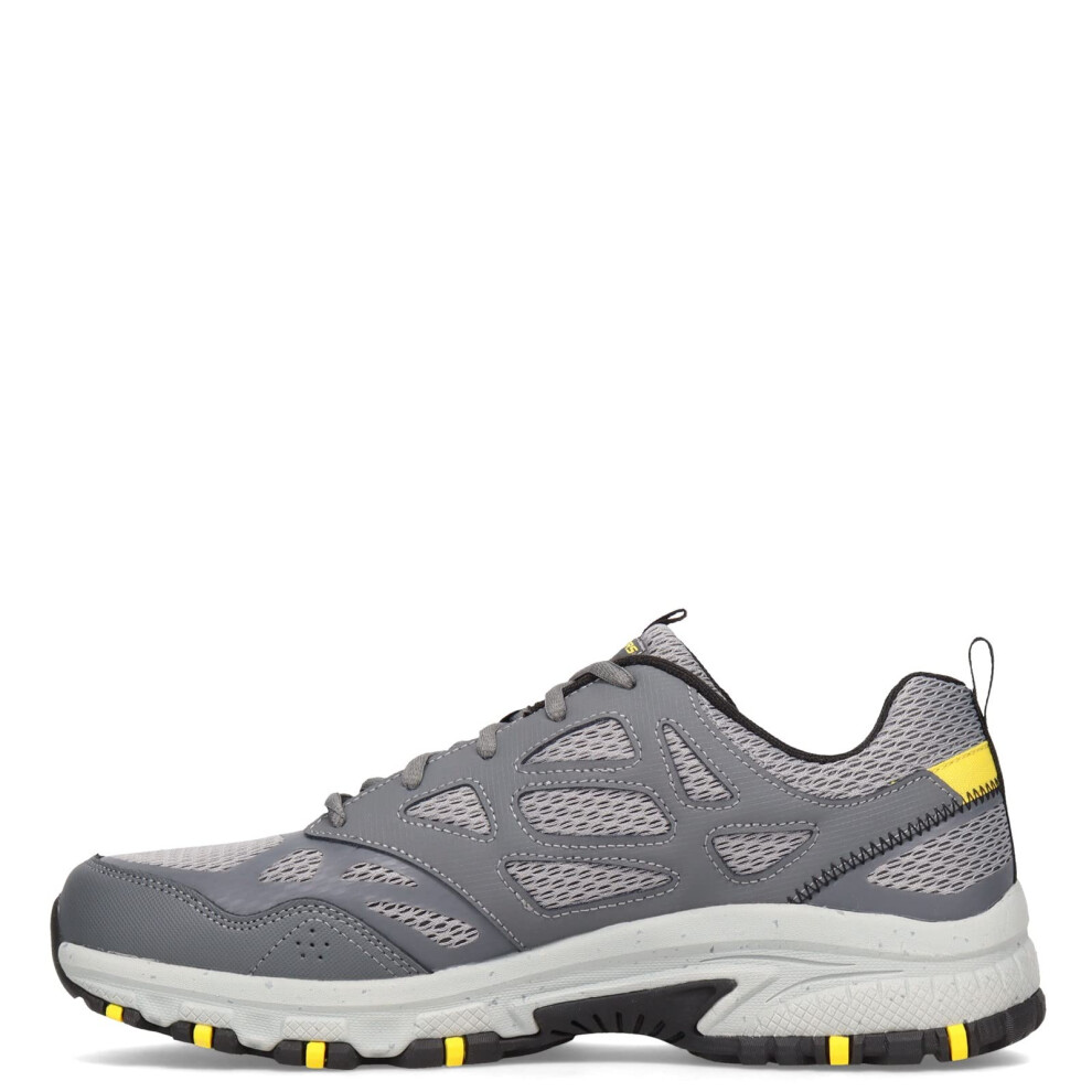 Skechers Men's Hillcrest Lace-up Sneaker Oxford  Charcoal/Black  14