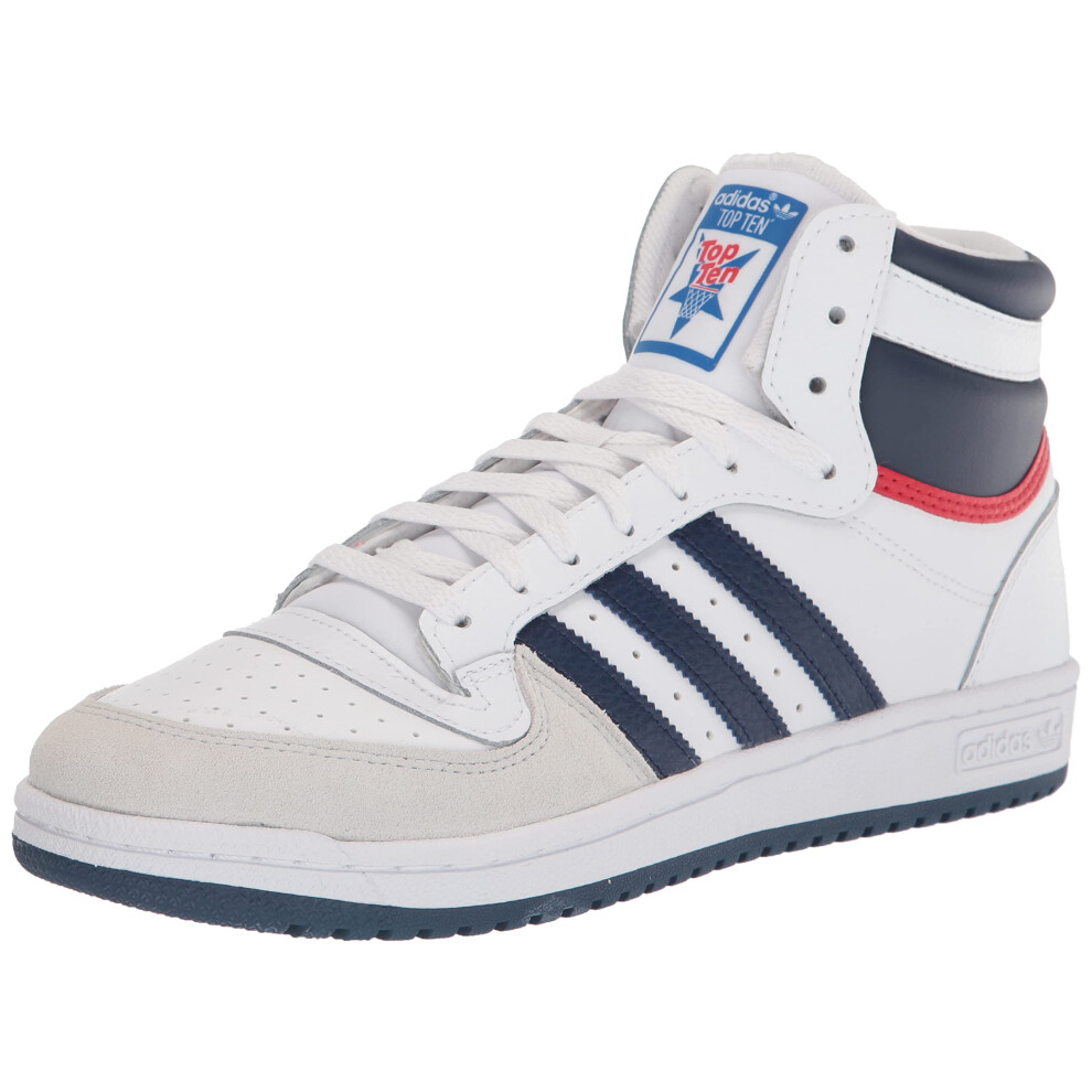 adidas Originals Men's Top Ten Red Bulls Sneaker  White/Supcol/Night M