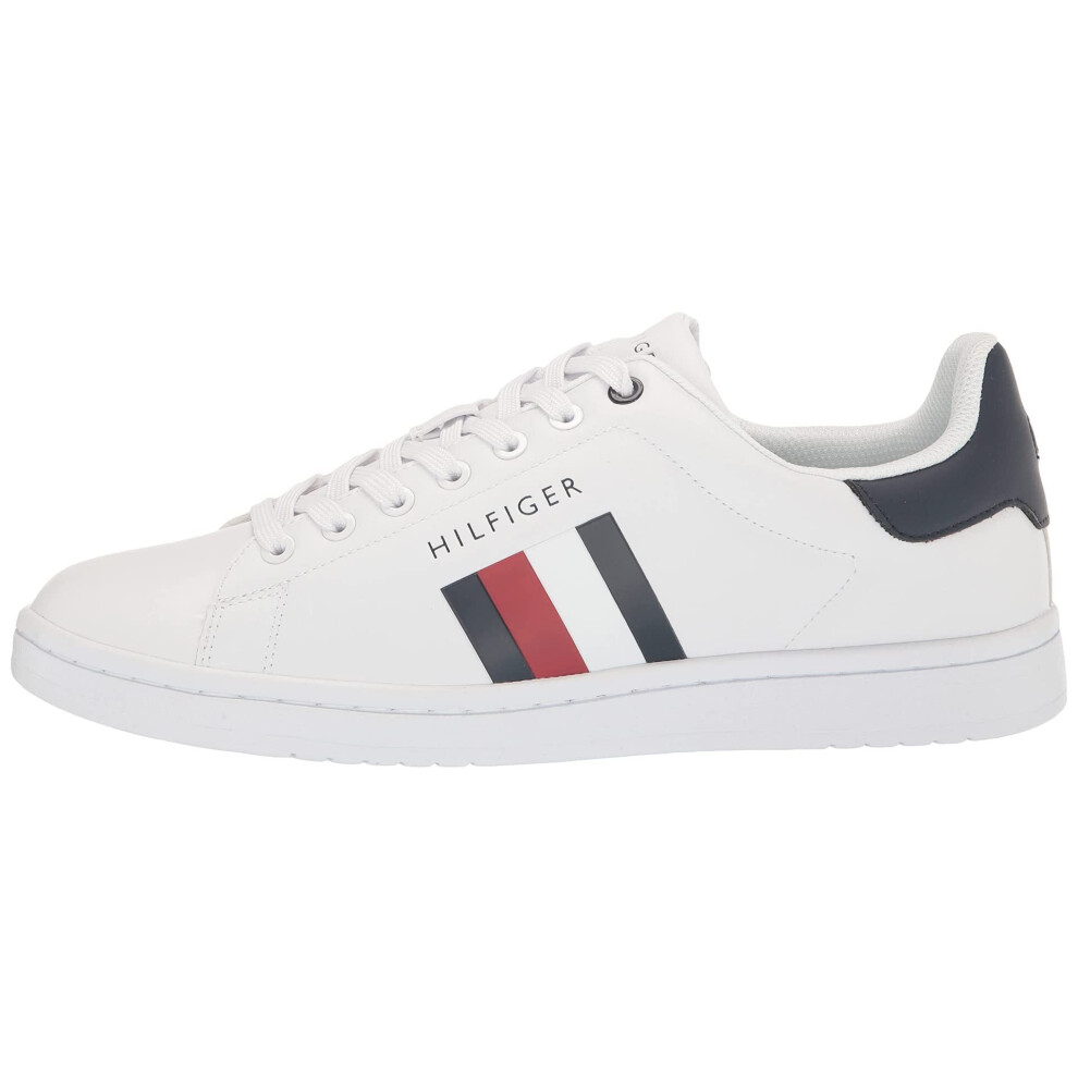 Tommy Hilfiger Men's LATERZA Sneaker  White  12