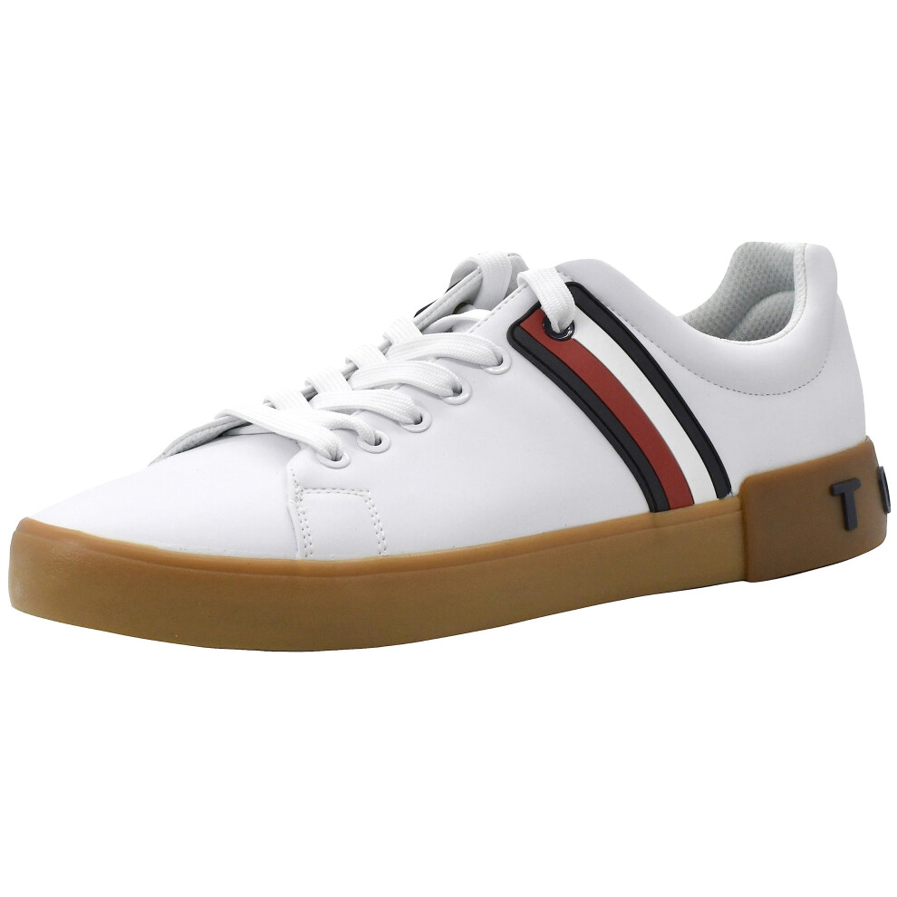 Tommy Hilfiger Men's Sneaker  White/Gum  9