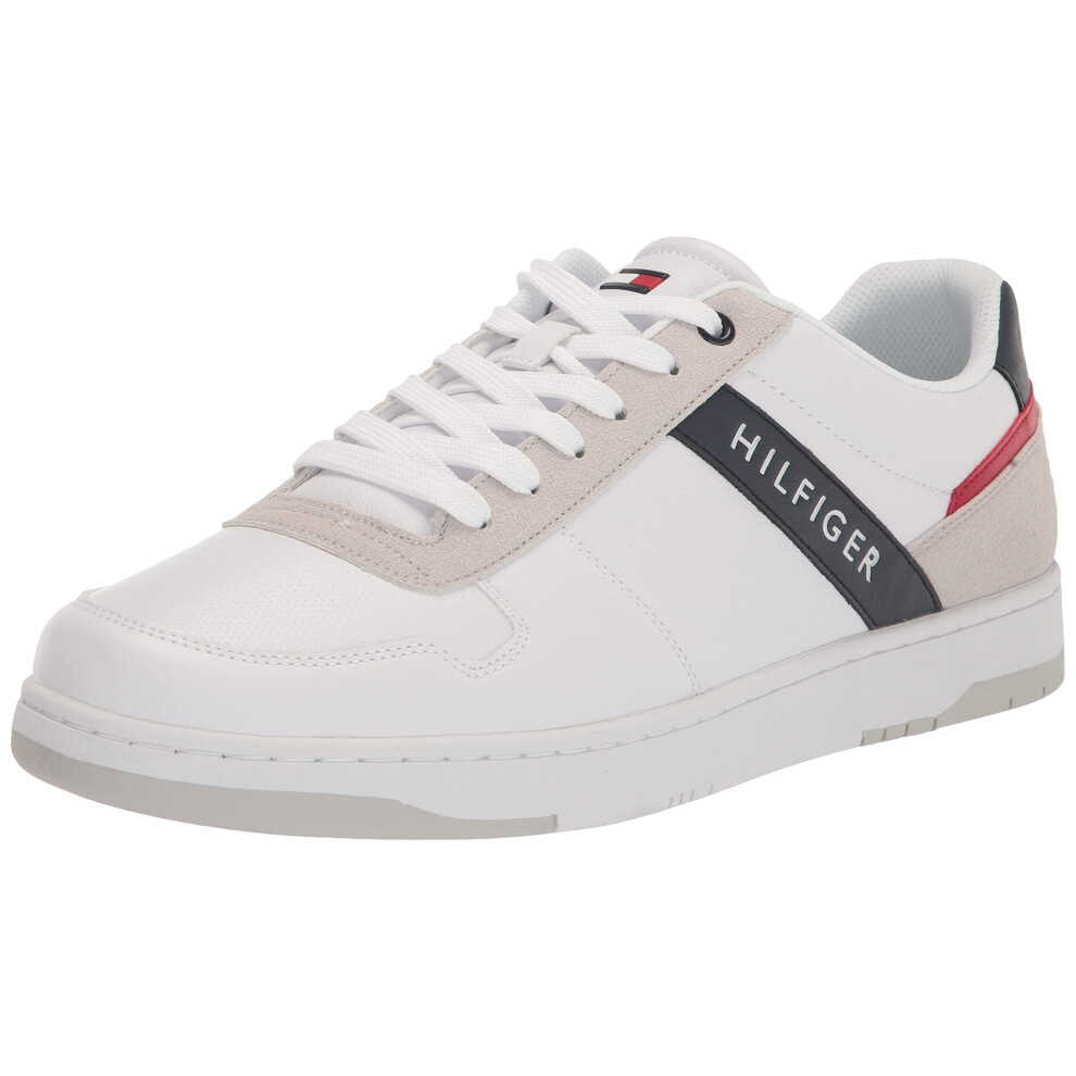 Tommy Hilfiger Men's Tedric Sneaker  White/Grey Multi 140  11M