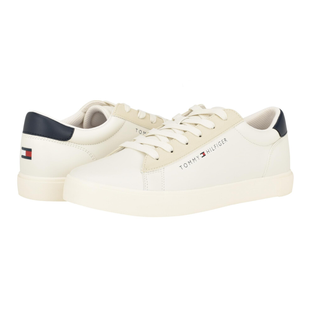 Tommy Hilfiger Men's RIBBY Sneaker  Cream/Beige/Navy 151  10.5