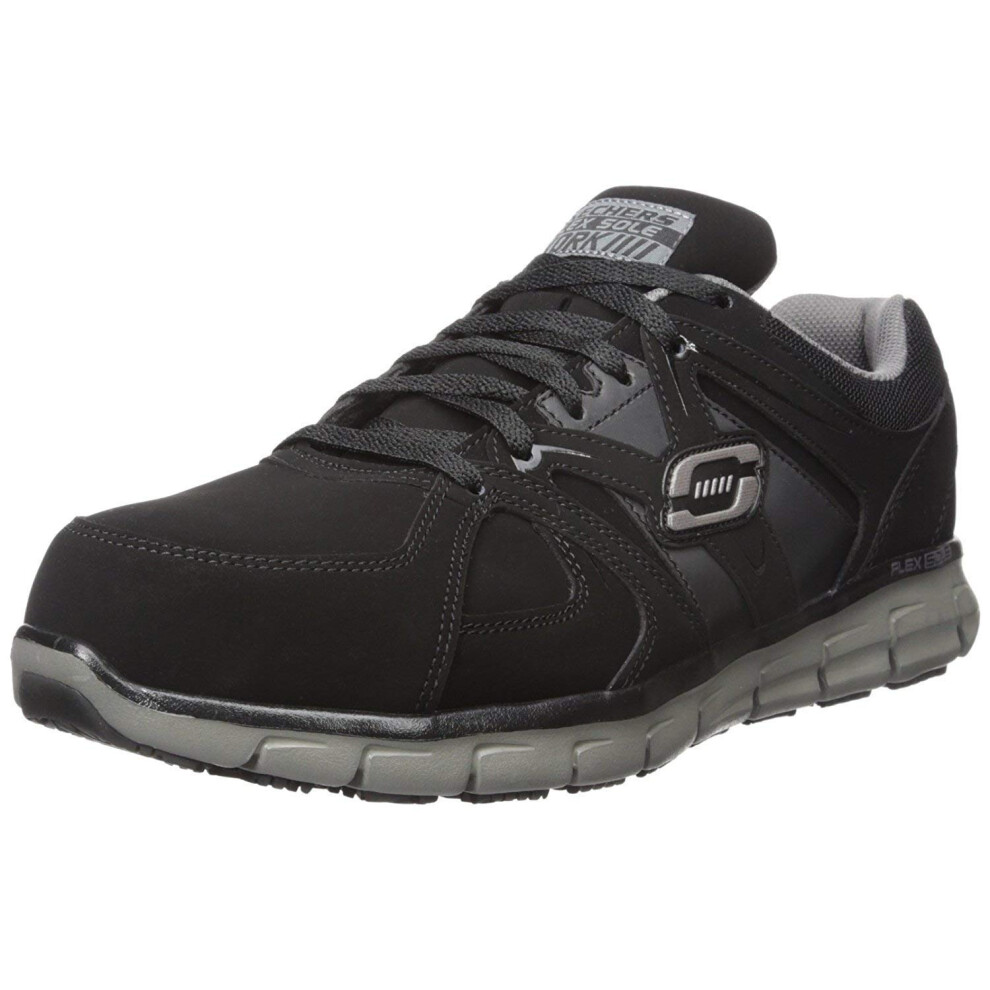 Skechers mens Synergy Ekron fashion sneakers  Black/Charcoal  14 US