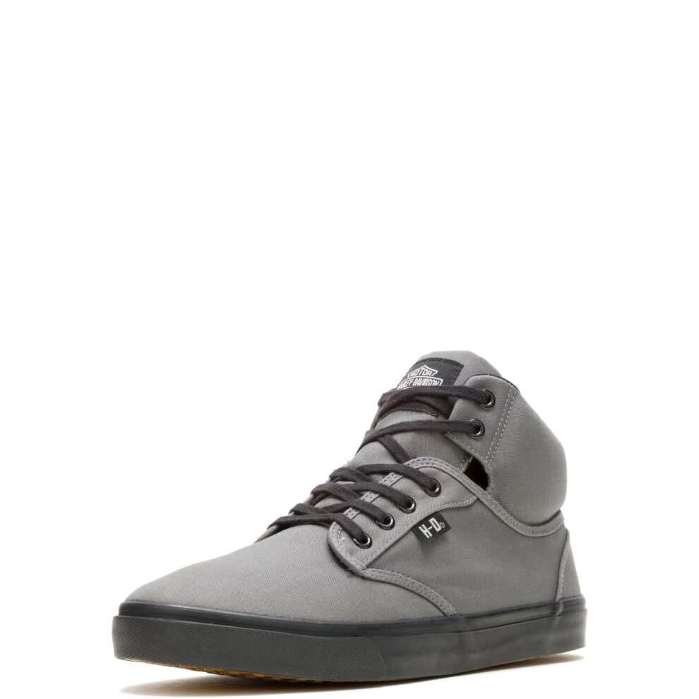 Harley-Davidson men's Wrenford Canvas Motorcycle Casual Sneaker  grey