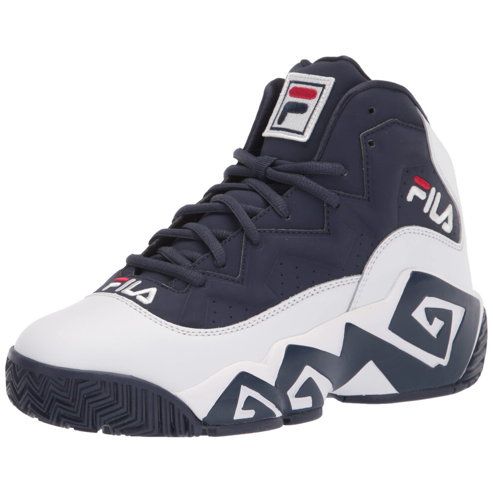 Fila Men's MB Sneaker  White Navy Red  8