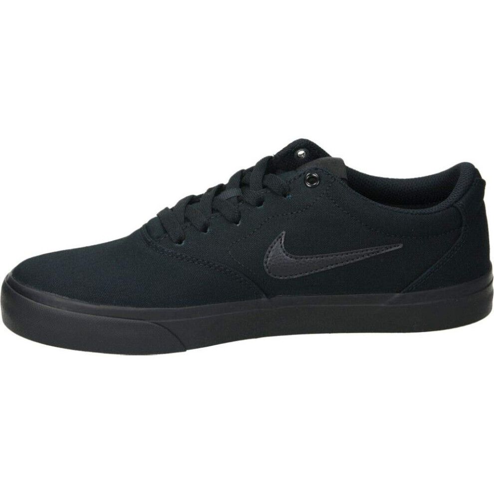 NIKE SB Check Solarsoft Canvas  Black / Black-black  10