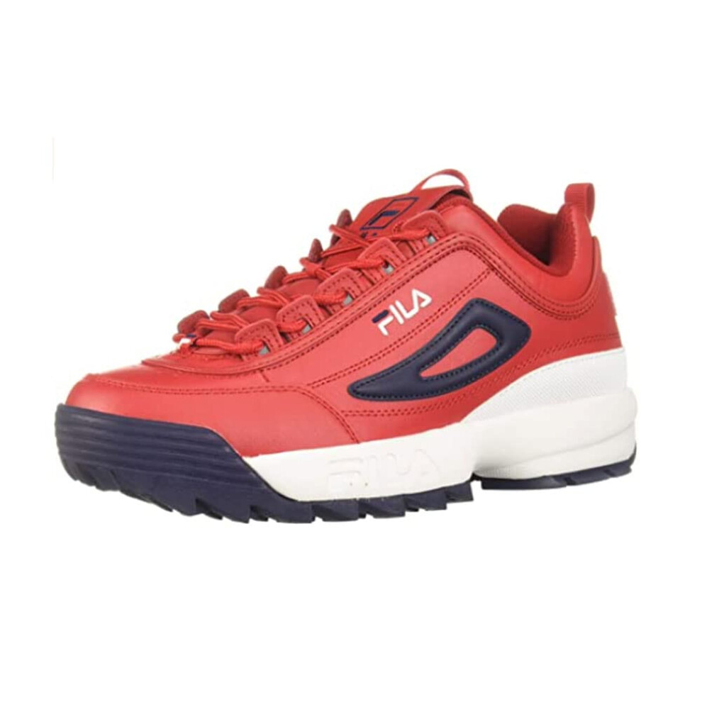 Fila Men's Lightweight Everyday Casual MB Sneaker  Red/White/Navy  9