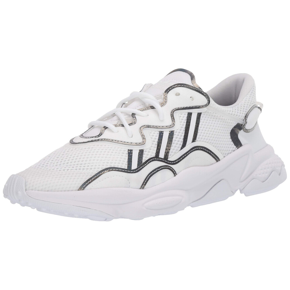 adidas Originals Mens Ozweego Sneaker  White/White/Black  9