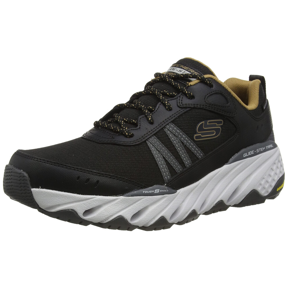 Skechers Men's Glide Step Trail Oxen Lace-up Sneaker Oxford  Black  11