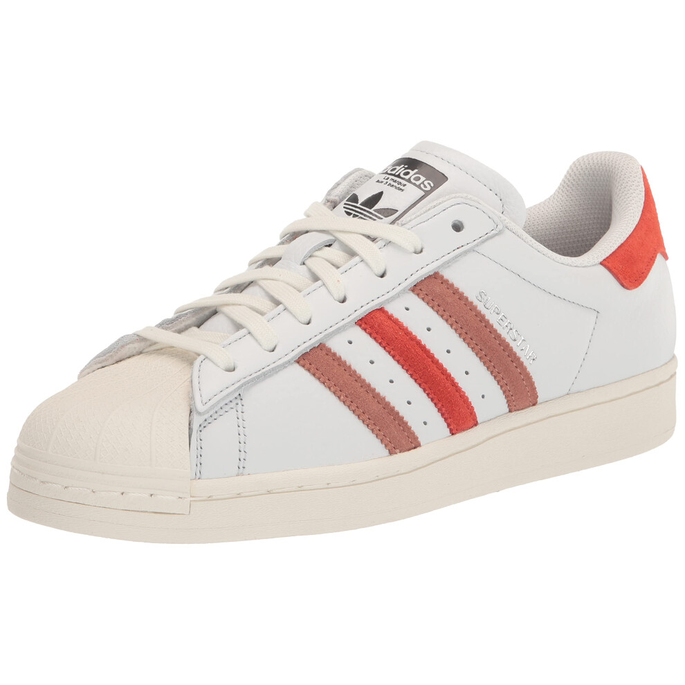 adidas Originals Men's Superstar Discontinued Sneaker  Crystal White/P