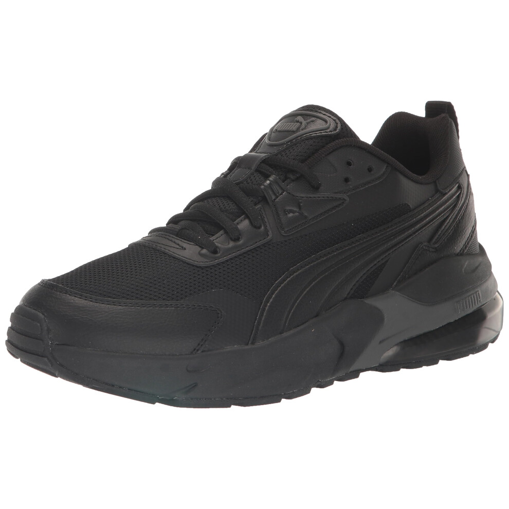 PUMA Men's VIS2K Sneaker  Puma Black-Puma Black  12