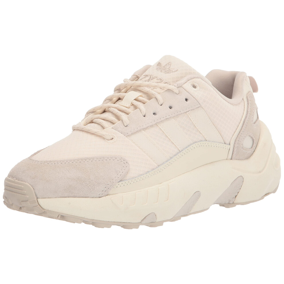 adidas Men's ZX 22 Boost Sneaker  Cream White/Cream White/Clear Brown