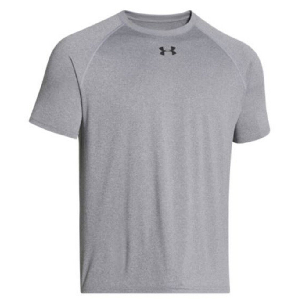 Under Armour Men's Locker Shortsleeve T-Shirt (True Gray Heather  X-La