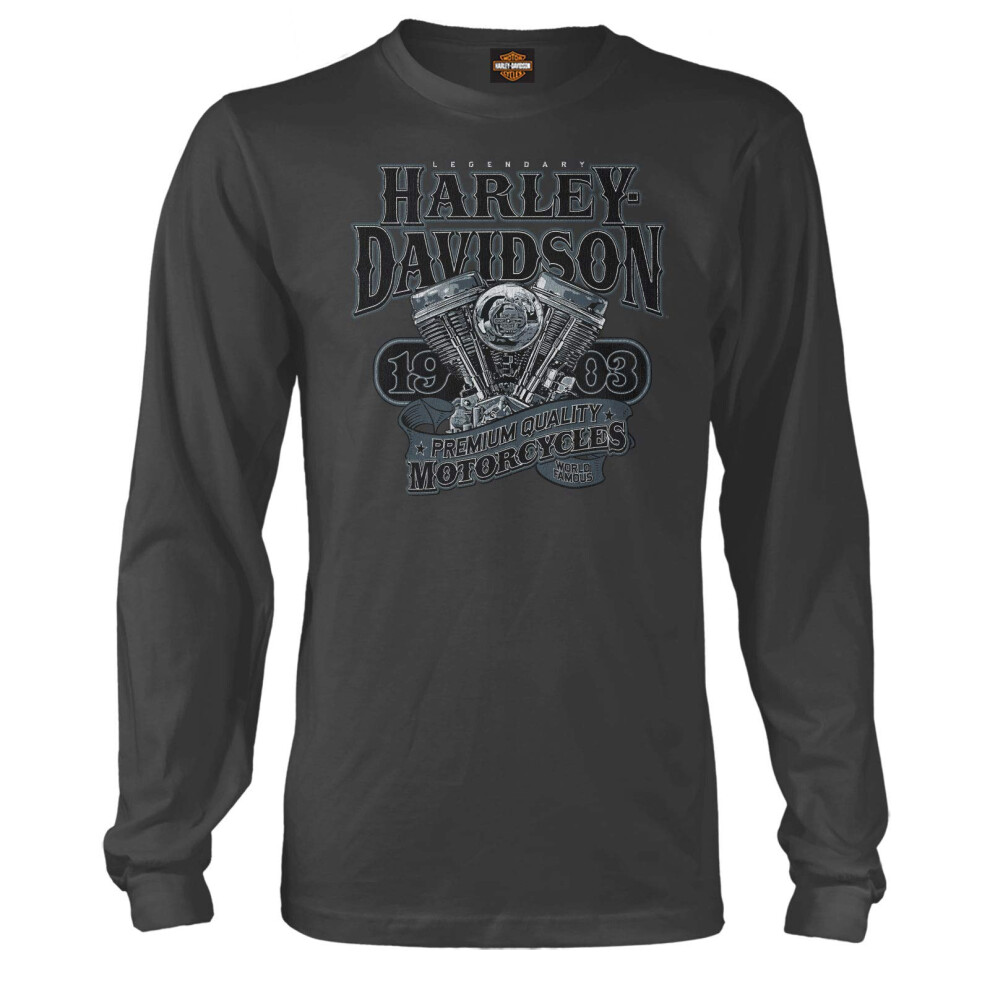 Harley-Davidson Men's Long-Sleeve Graphic T-Shirt - Overseas Tour | Bi