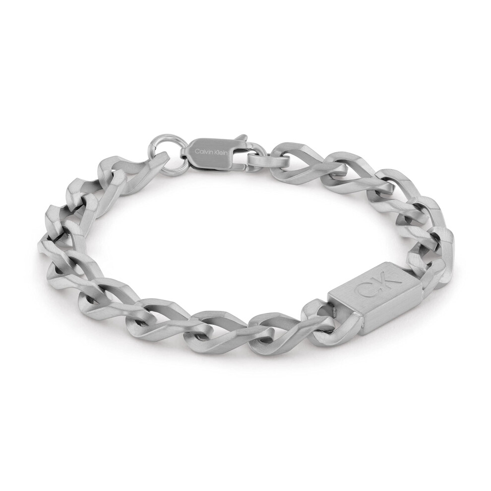 Calvin Klein Jewelry Men's Chain Bracelet Color: Silver (Model: 350002