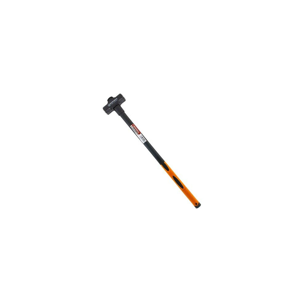 SLEDGE HAMMER 3.7KG 8lb LUMP WITH FIBREGLASS SOFT GRIP SHAFT HANDLE 53010C-image-OPC-PFMNW8P-NEW