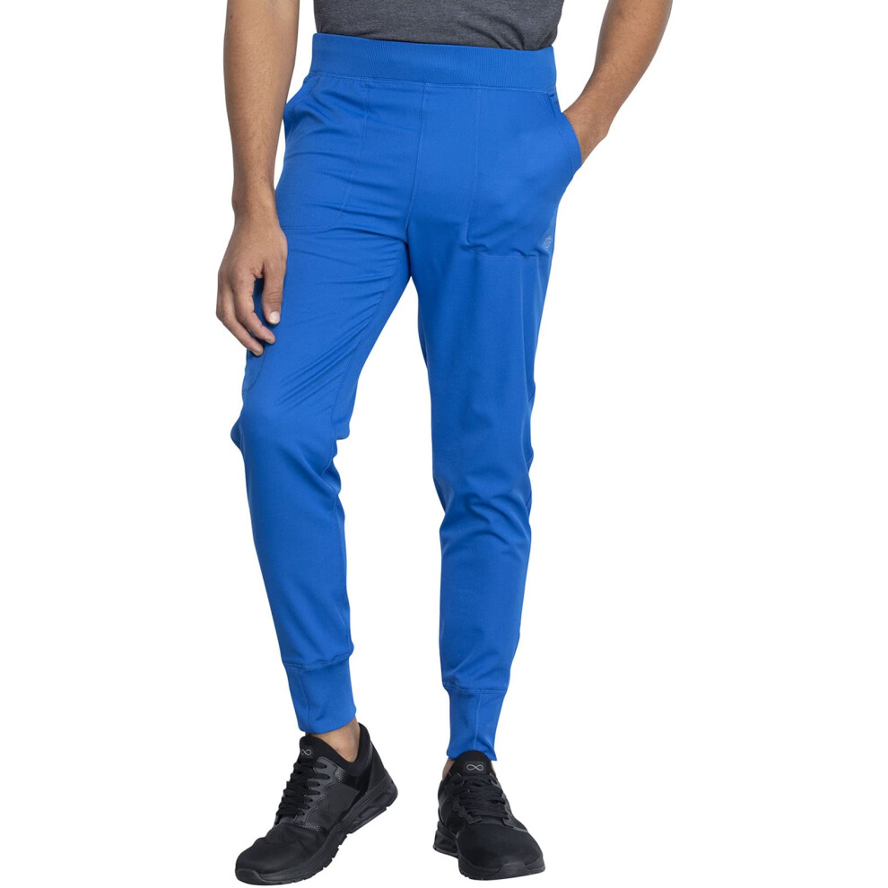 Dickies Dynamix Men Scrubs Pant Natural Rise Jogger DK040  XS  Royal