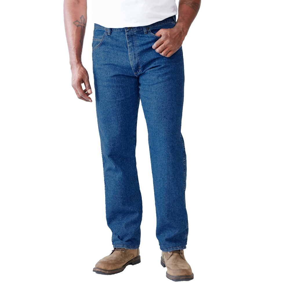 Wrangler mens Trail Trekker Relaxed Fit jeans  Stonewashed  40W x 30L