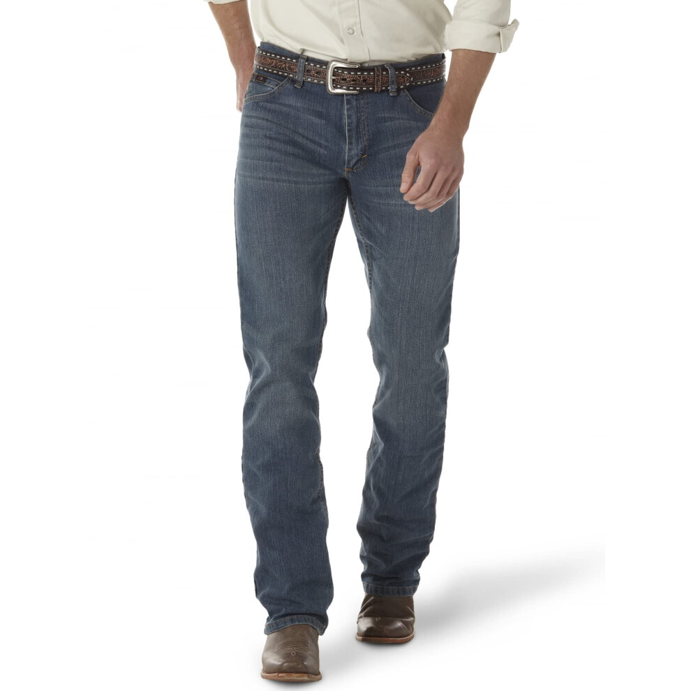 Wrangler Men's 20X 02 Competition Advanced Comfort Slim Fit Jean  Barr