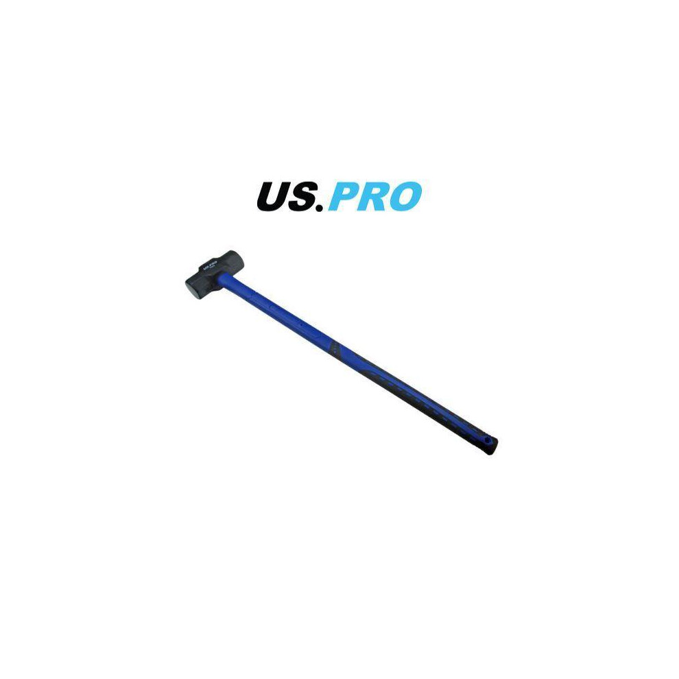 US PRO Sledge Hammer 10lb TPR Handle Club Lump Rubber Grip Heavy Duty 1669