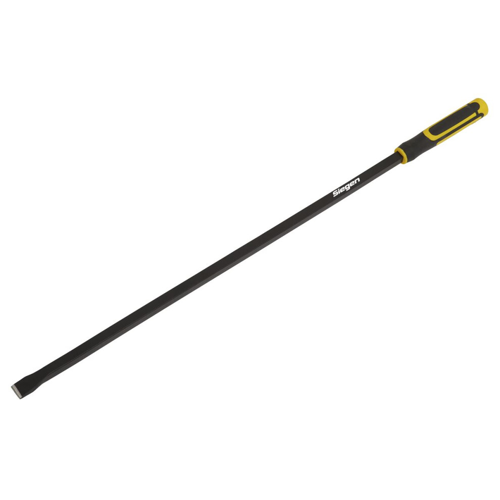 Sealey Siegen Heavy-Duty Straight Pry Bar With Hammer Cap 900Mm S01191 5054630326714