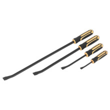 Sealey Siegen Heavy-Duty Angled Pry Bar Set with Hammer Cap 4pc S01138