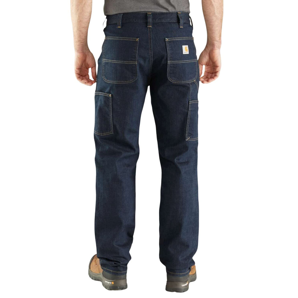 Carhartt mens Rugged Flex Relaxed Fit Double-front Jean Work Utility P