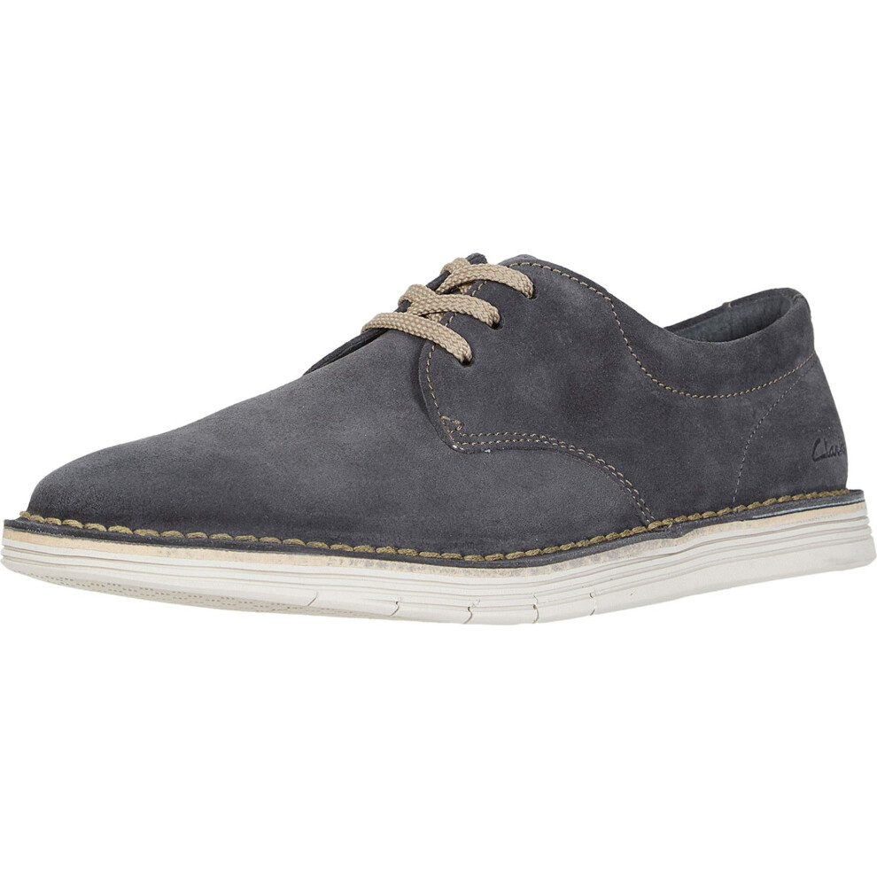 Clarks Men's Forge Vibe Oxford  Storm Suede  100 W US