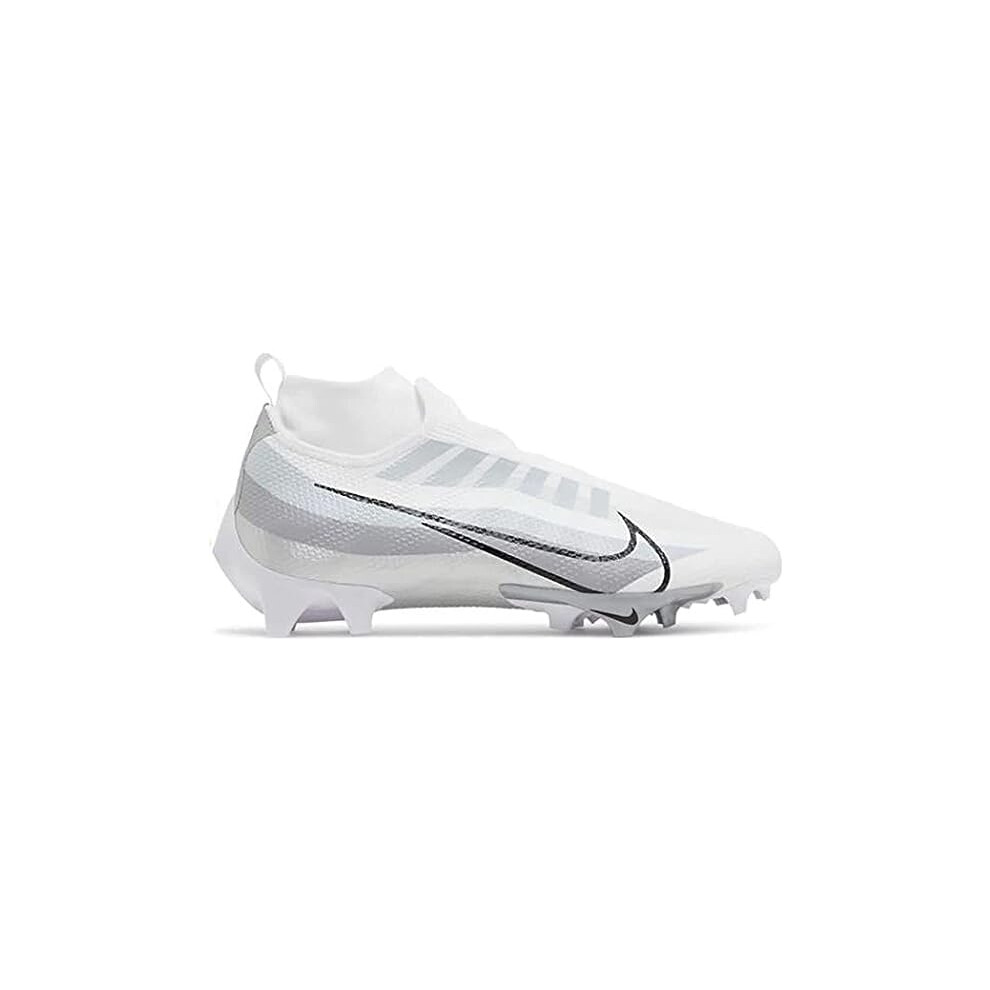 Nike Mens Vapor Edge Pro 360 Football Cleat  White/Black-Metallic Silv