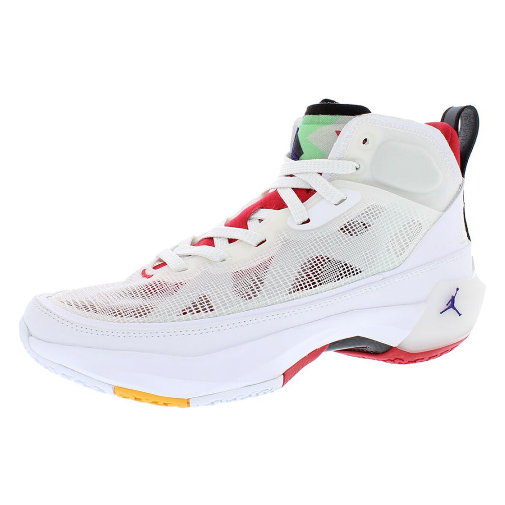 Nike Kid's Air Jordan XXXVII (GS) Basketball Shoe (White/Siren Red/Bla