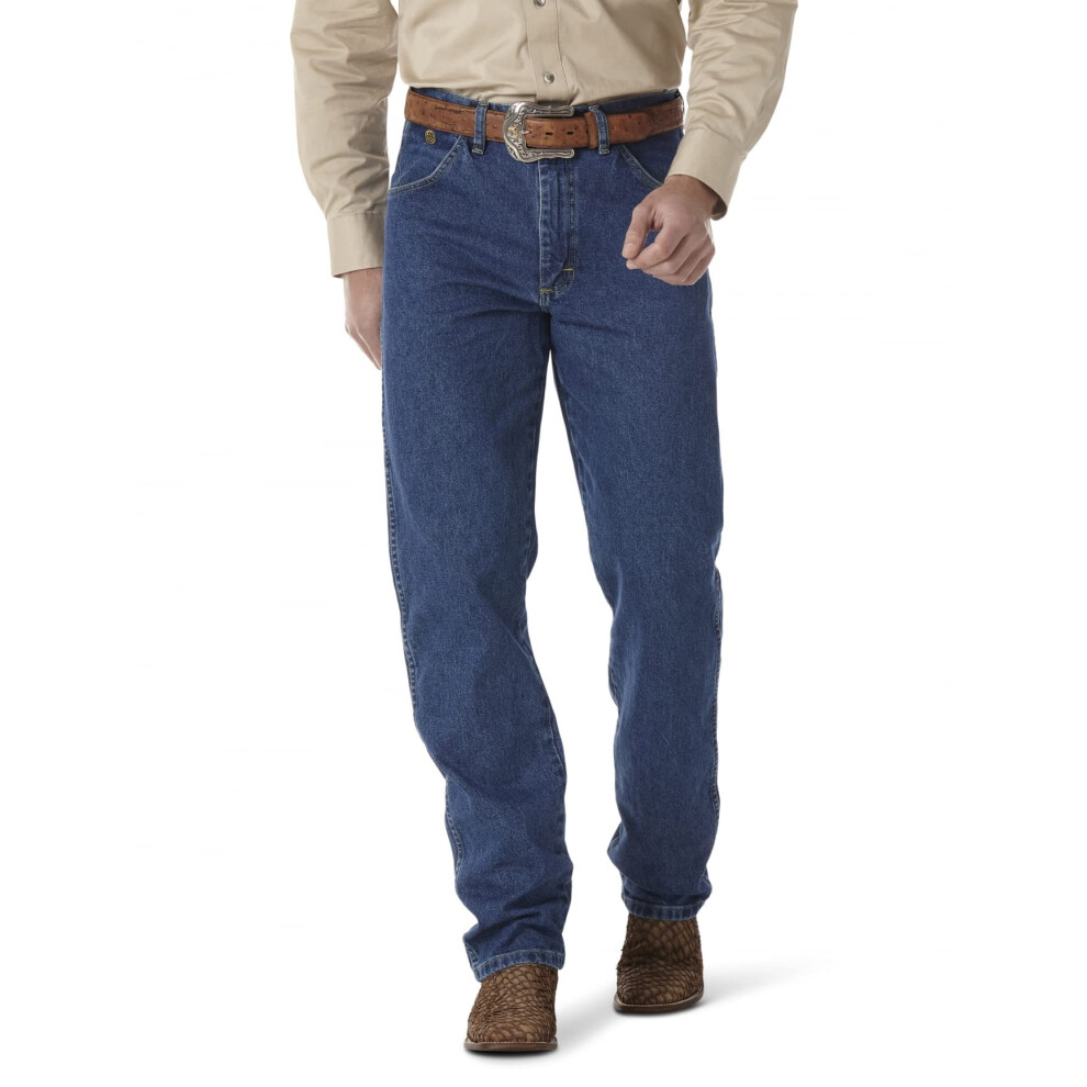 George Strait by Wrangler Men's Cowboy Cut Jean  Relaxed Fit  Heavywei