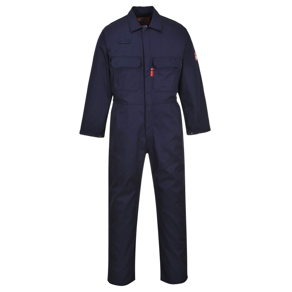 Portwest UBIZ1NATXL Tall Fit Bizweld Flame Resistant Coverall  X-Large