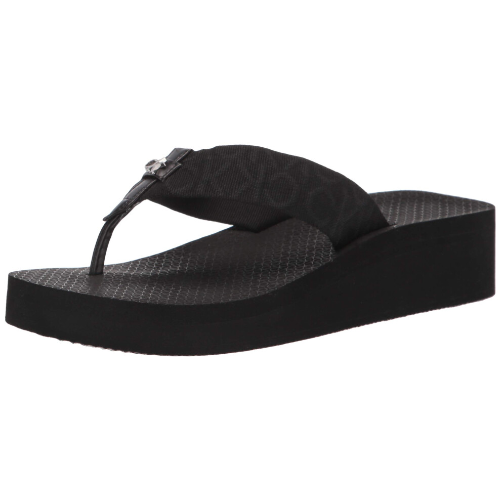 Calvin Klein Women's kcMEENA Flip-Flop  Black962  9