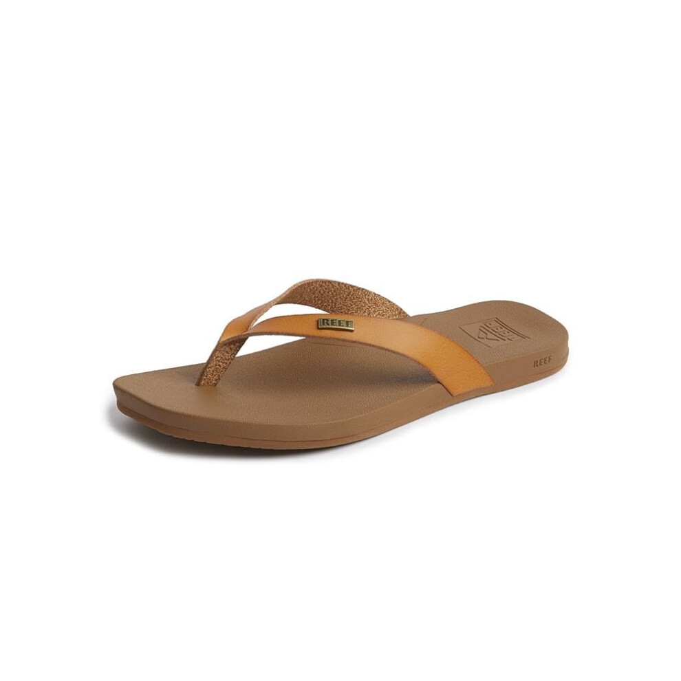 Reef Women's Cushion Lune Flip-Flop  Natural  7