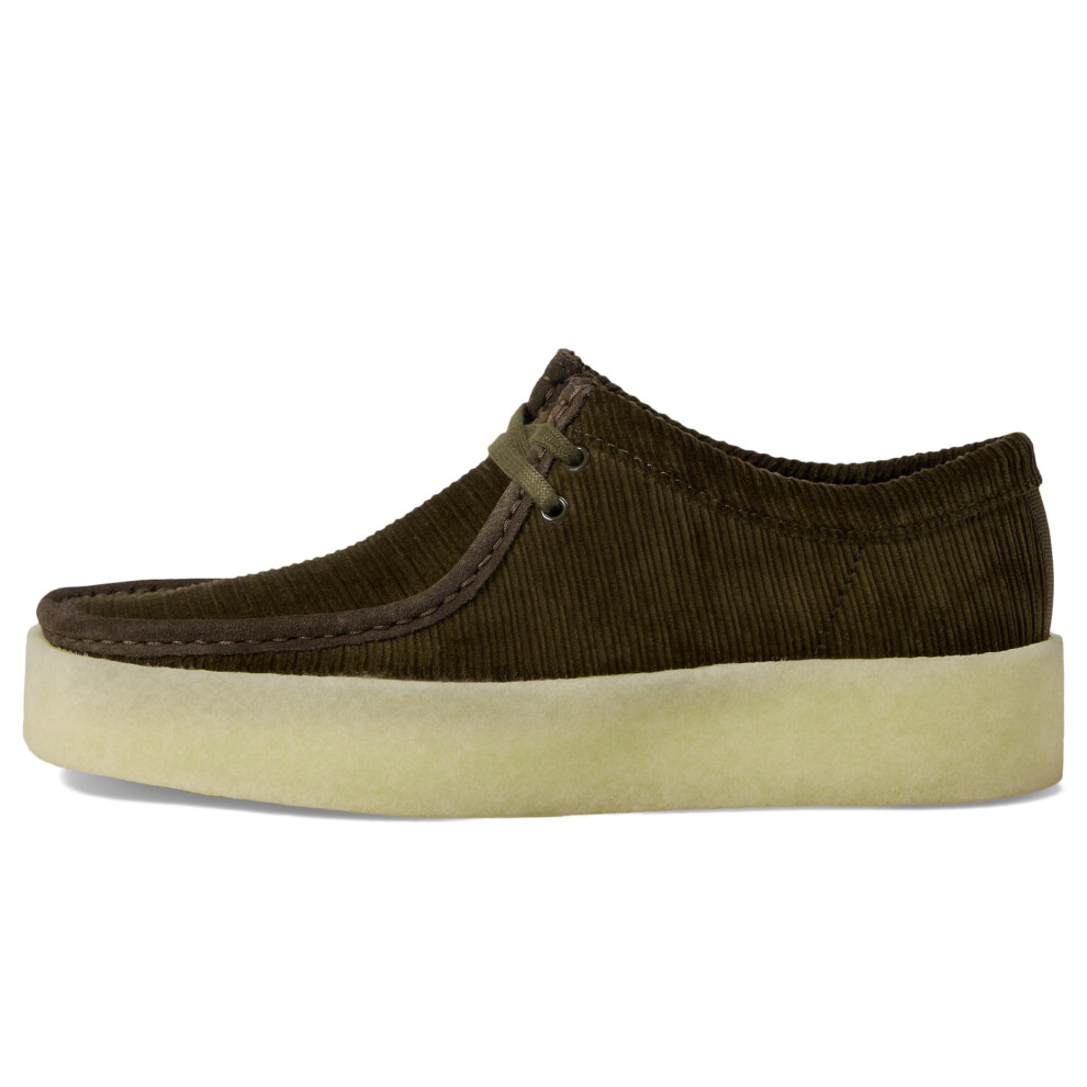 Clarks Men's Wallabee Cup Oxford  Green Cord Textile  11