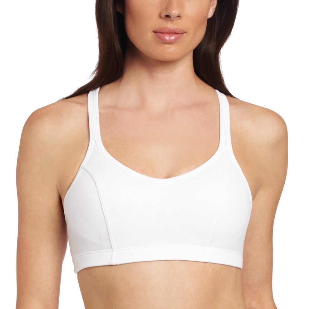 Champion Women's Shaped T-Back Sports Bra  White  34C